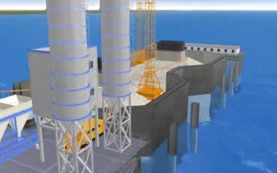 苏通桥3C选择性方案动画模拟